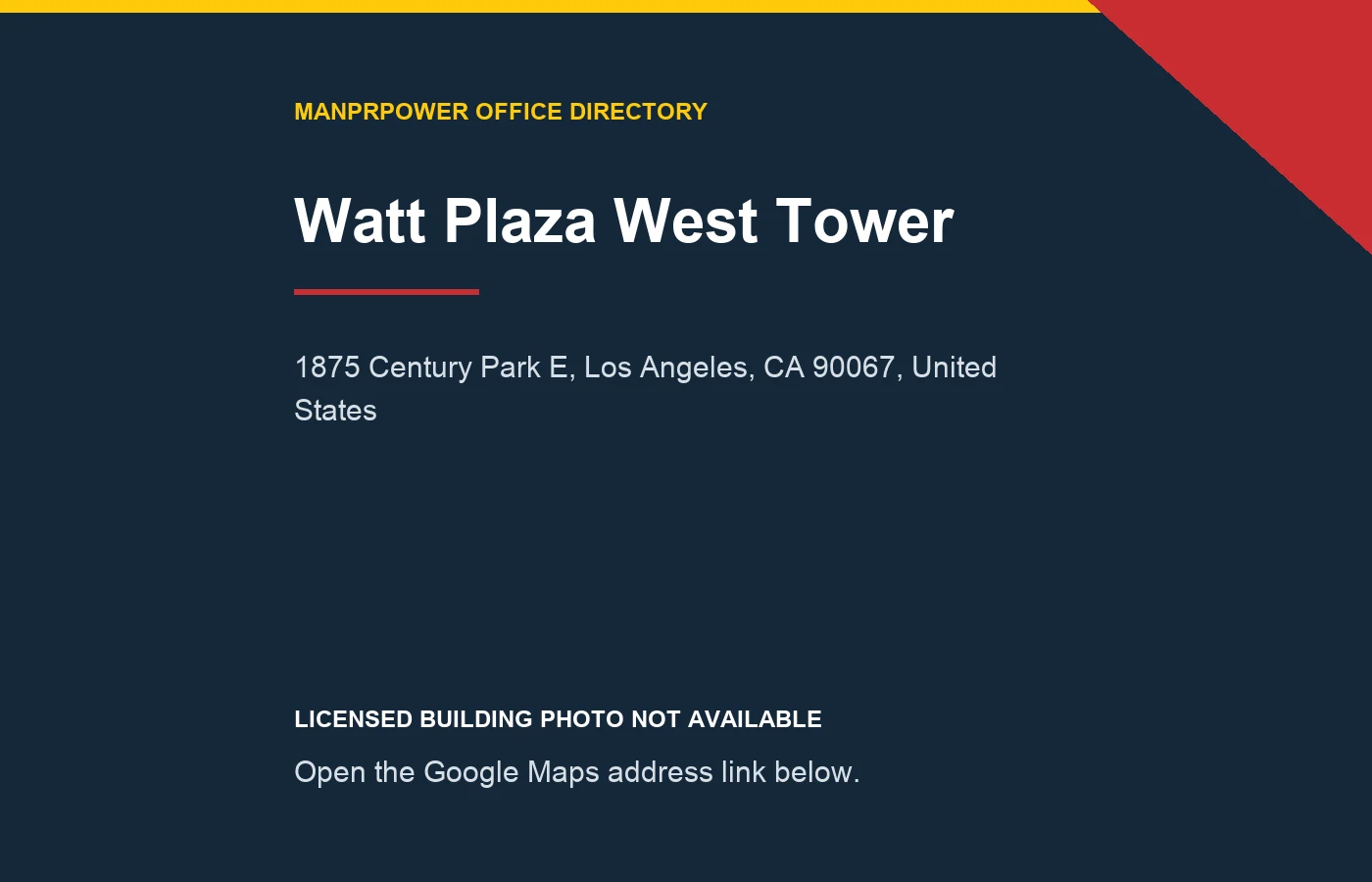 Watt Plaza West Tower暂无可授权单栋照片的地址提示图