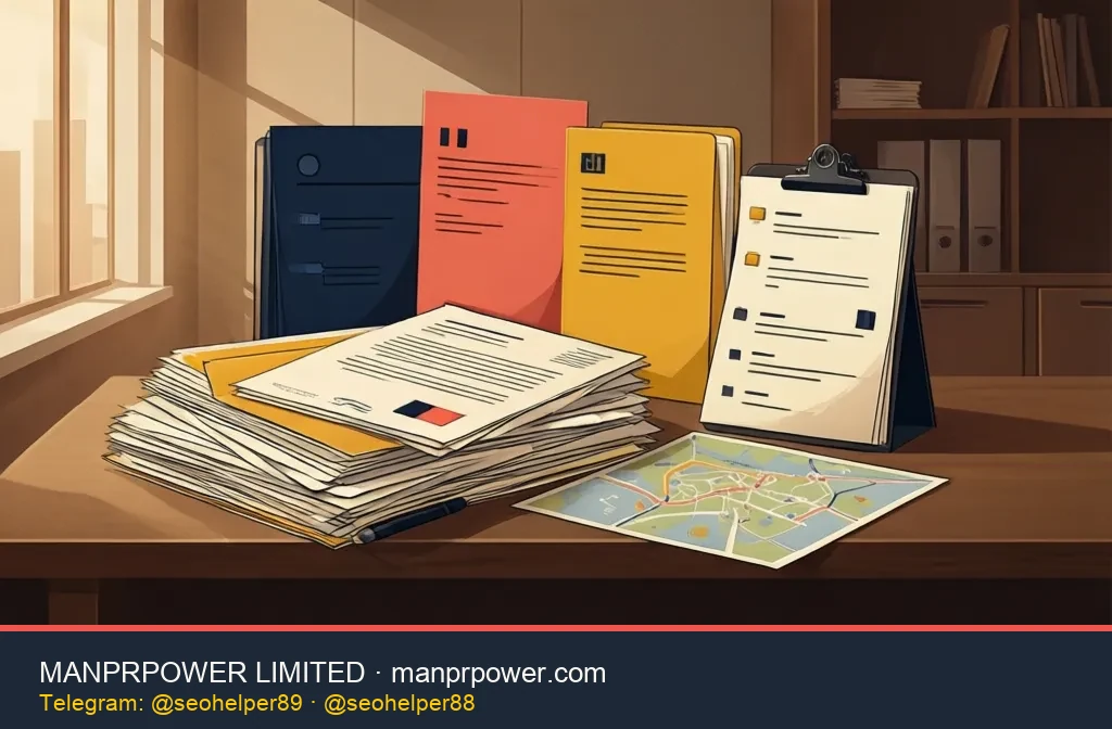 Illustrative diagram of a first hire in Malaysia: registration preparation, a written contract and onboarding documents.