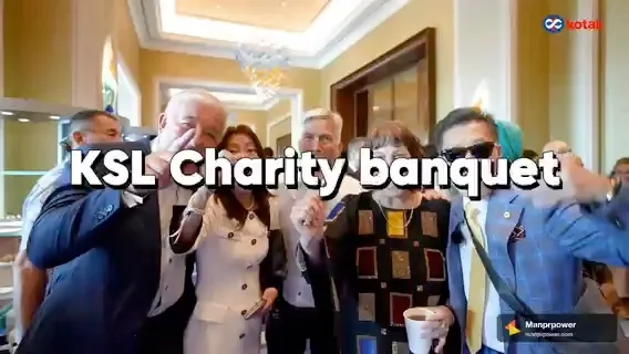 Production showcase image of banquet guests interacting on site