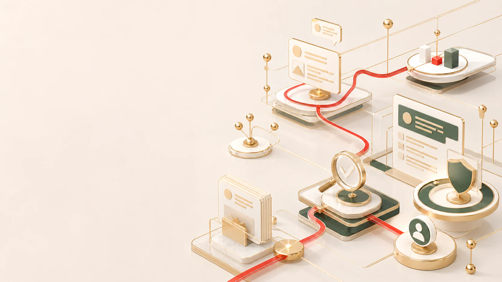 Visual illustration of a Chinese business organising customer questions and planning official Baidu Q&A responses