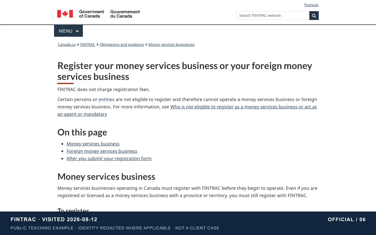 How to register | official-page tutorial screenshot