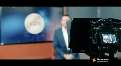 News anchor reports on the cover of the film